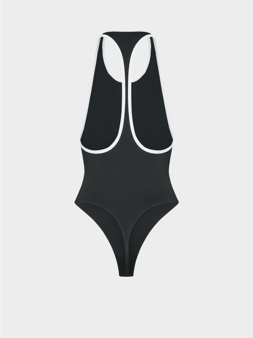 Aritzia Black with White Bodysuit